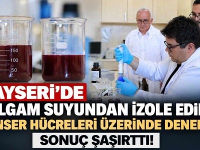 Erciyes Universitesi salgam suyu arastirmasi kolon kanseri hucrelerini yuzde 90 azaltti