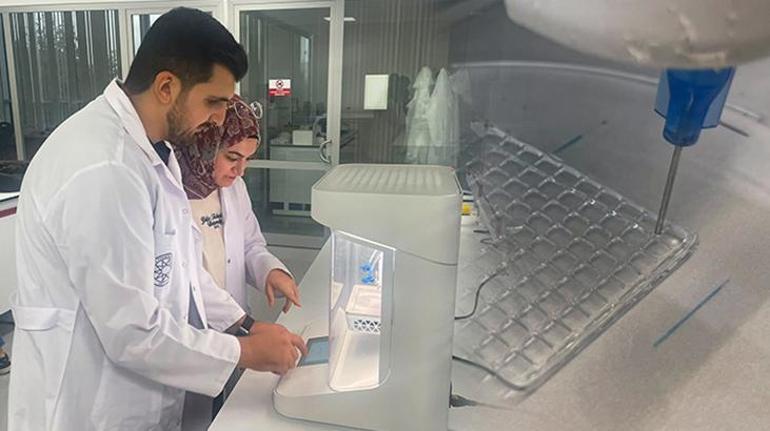 3D biyoyazıcı ile üretilen mikroiğne yama sistemi melanom tedavisi